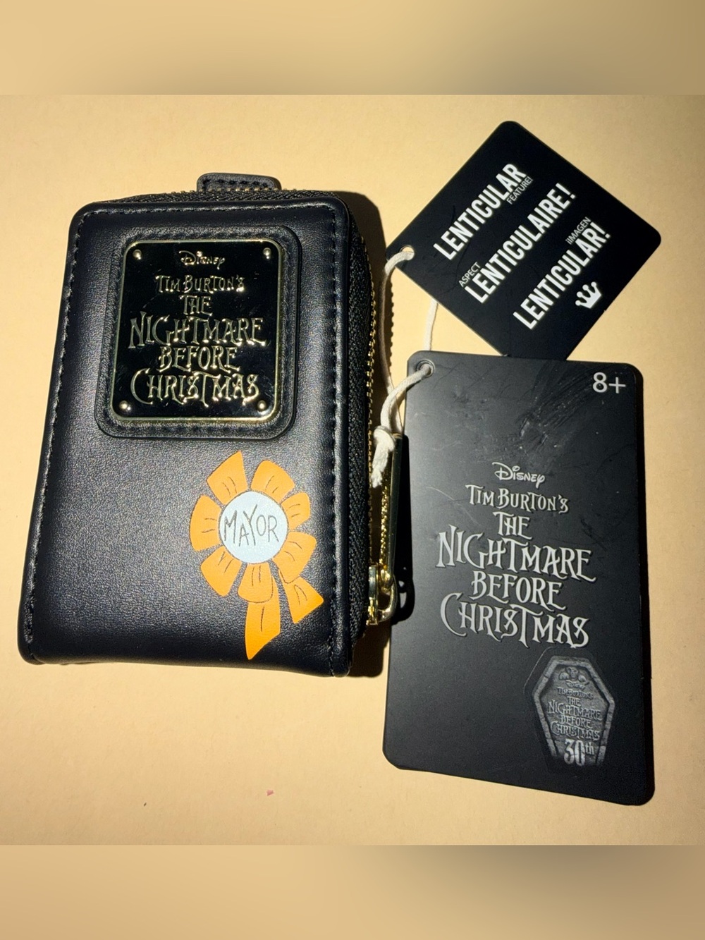 💀NWT Disney Tim Burton's The Nightmare Before Christmas Loungefly Wallet
